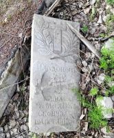 О найденной надгробной плите конца XIX века