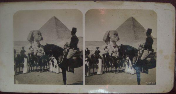 Фото  для стереоскопа Египет. Германия. Начало XX в